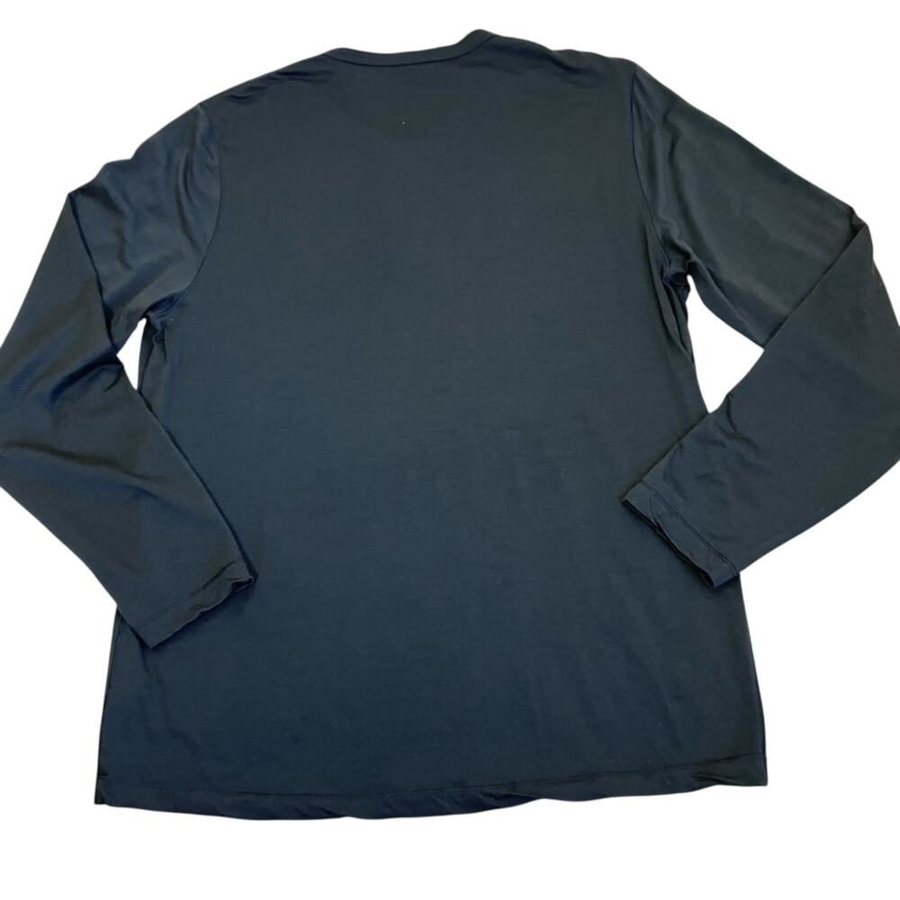 Proof by Huckberry Mens Sz XL 72 Hour Merino Wool Henley Black Base Layer Shirt - Picture 11 of 16